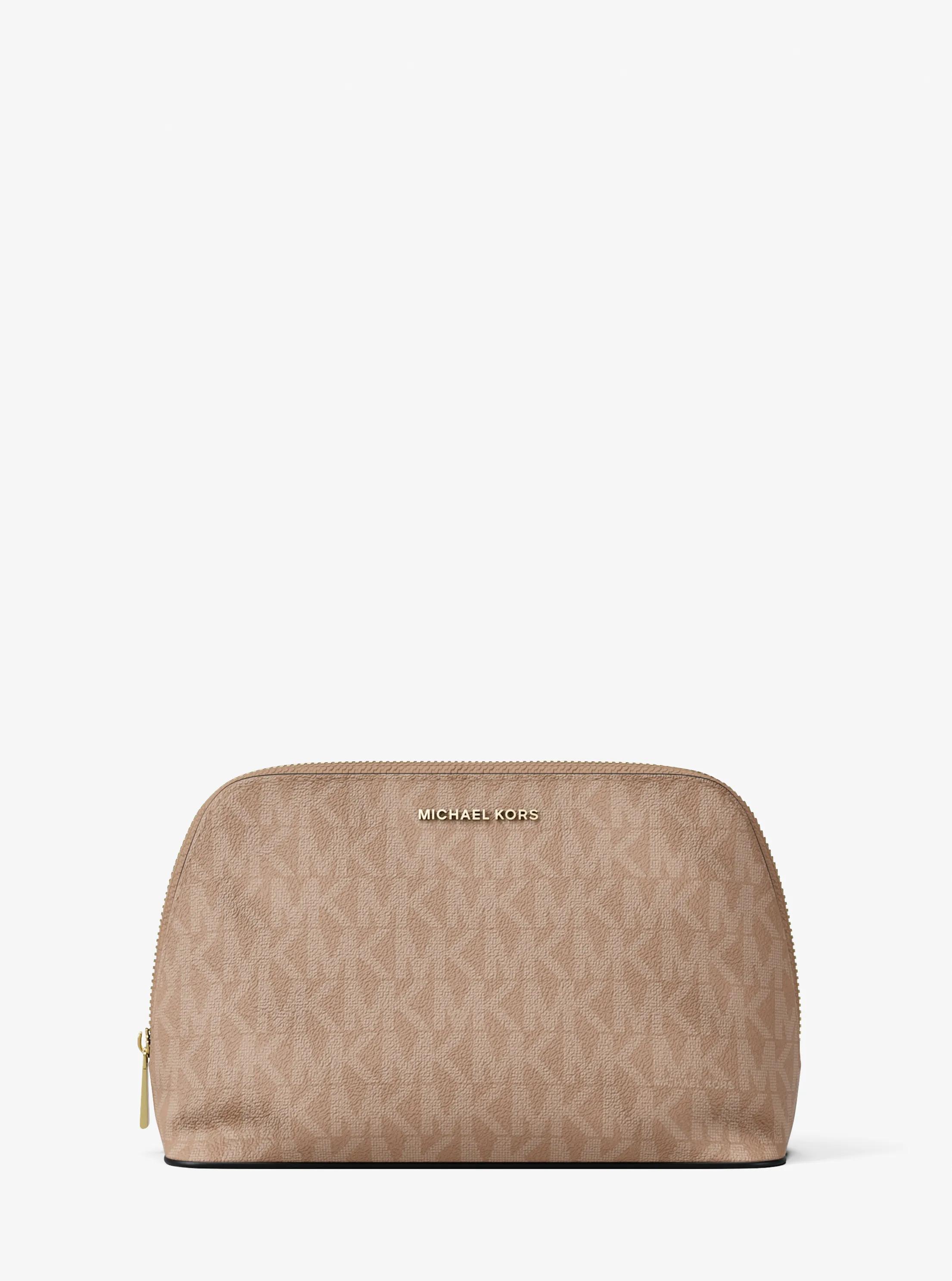 Jet Set Small Signature Logo Travel Kit in KHAKI | Michael Kors