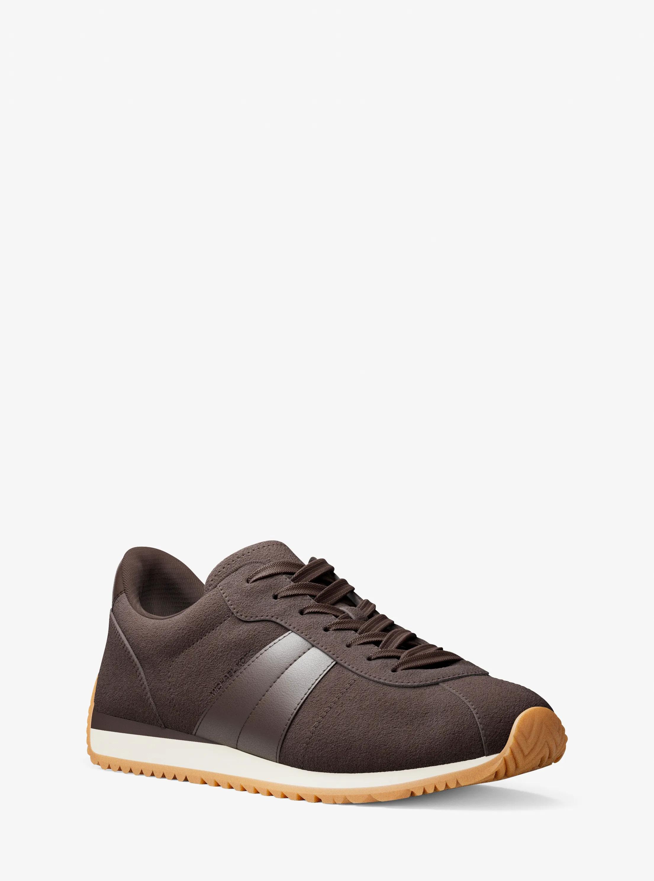 Reign Suede Trainer in CHOCOLATE | Michael Kors