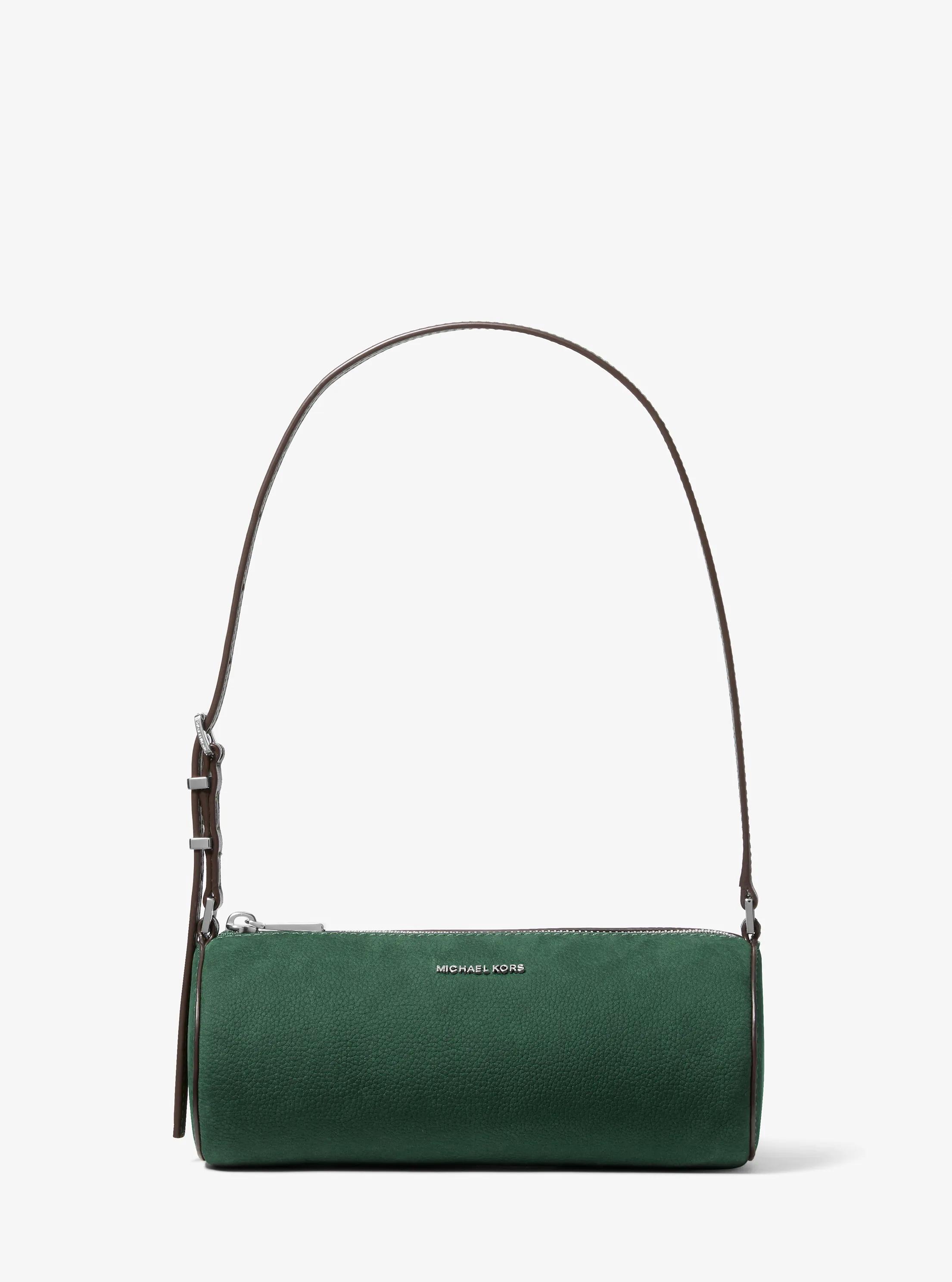 Pochette cil&iacute;ndrico Izzy peque&ntilde;o de nobuck in MUSGO | Michael Kors