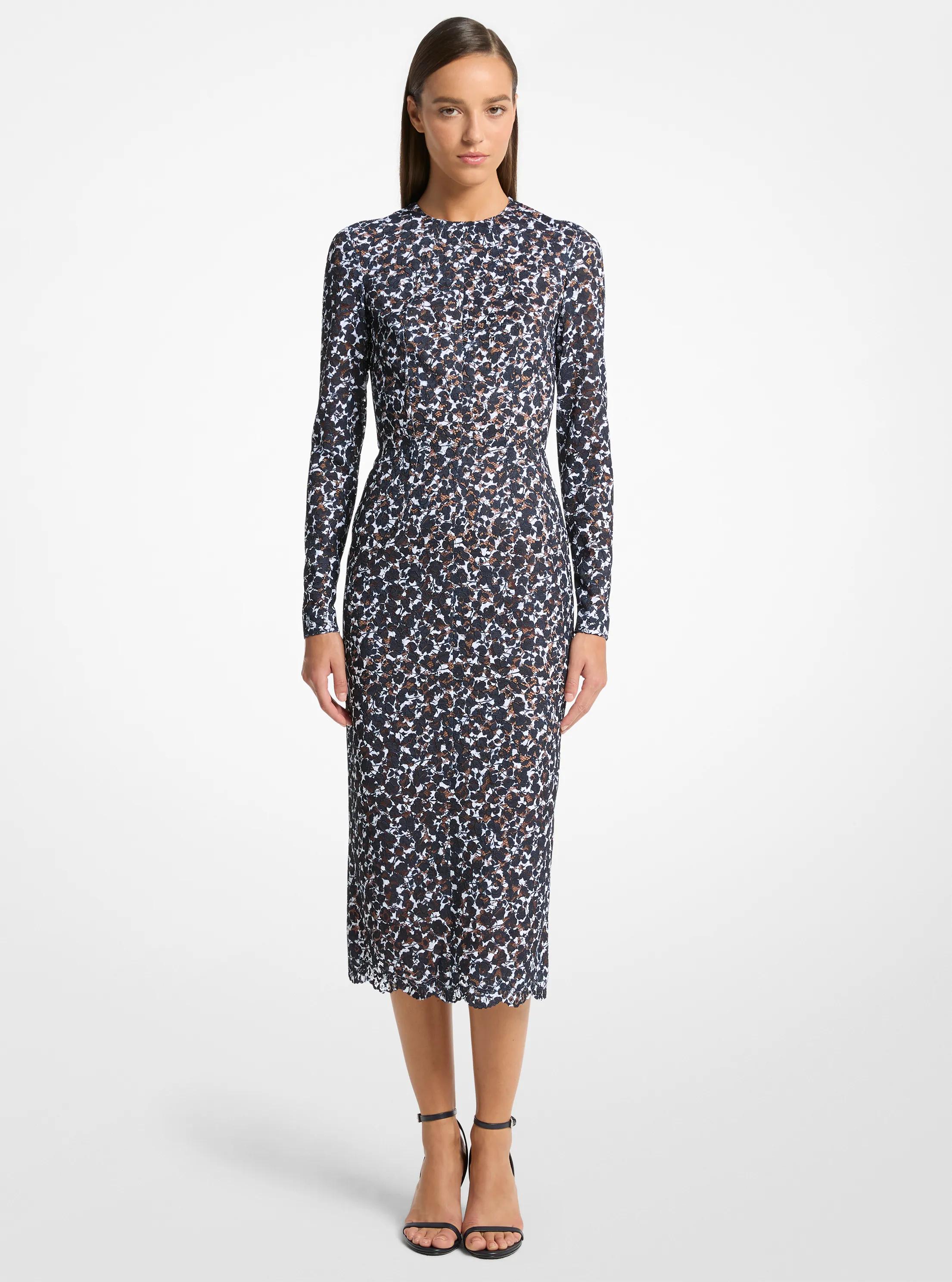 Shadow Floral Lace Sheath Dress 1794$