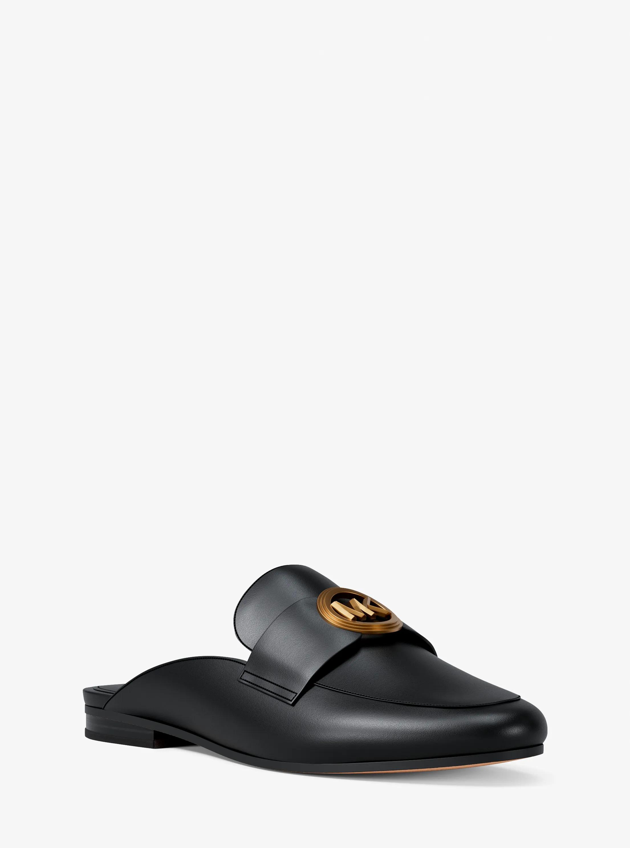 MK Mule Mckenzie en cuir - Noir - Michael Kors