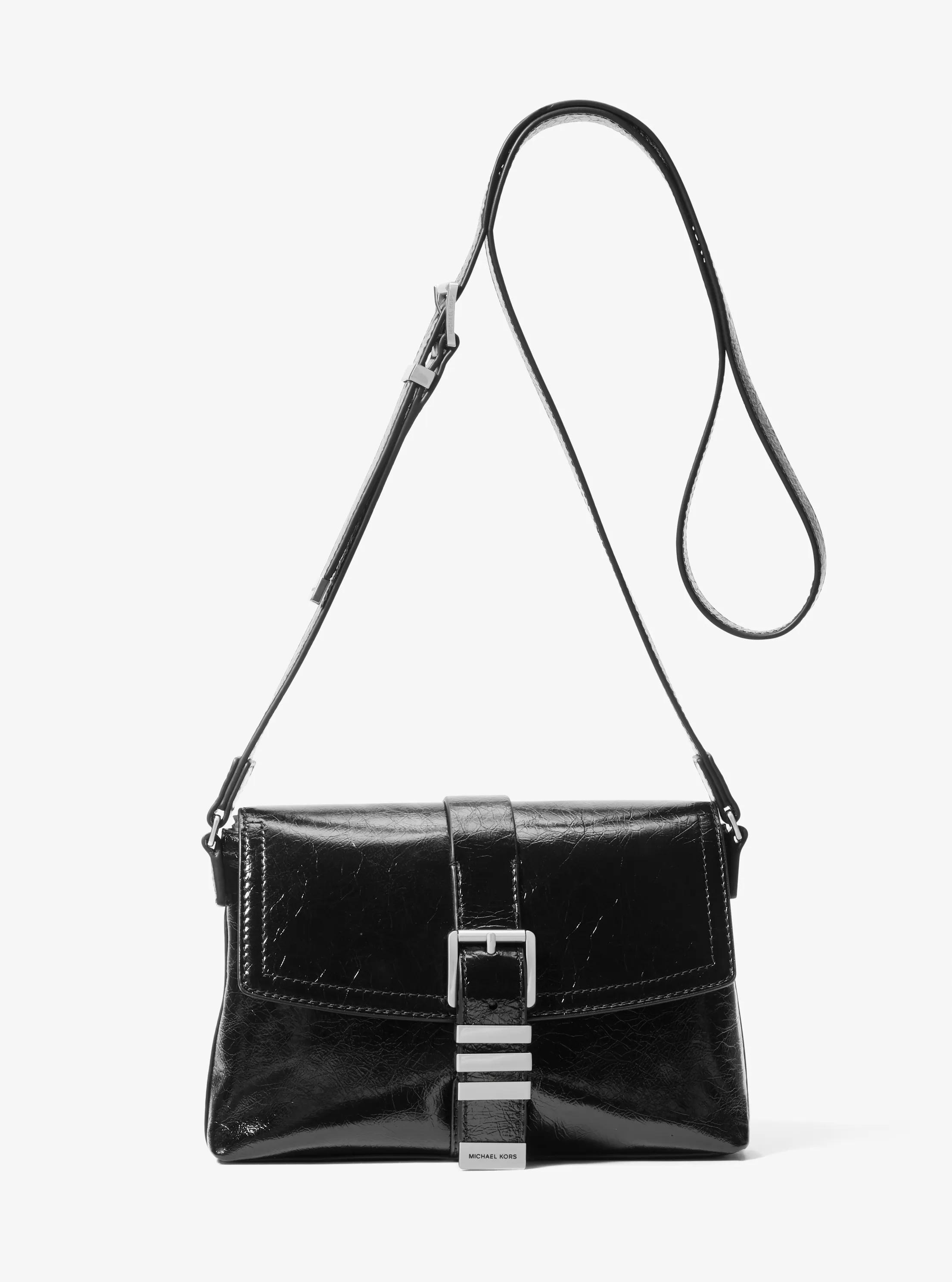 Bandolera Darrington mini de piel cuarteada