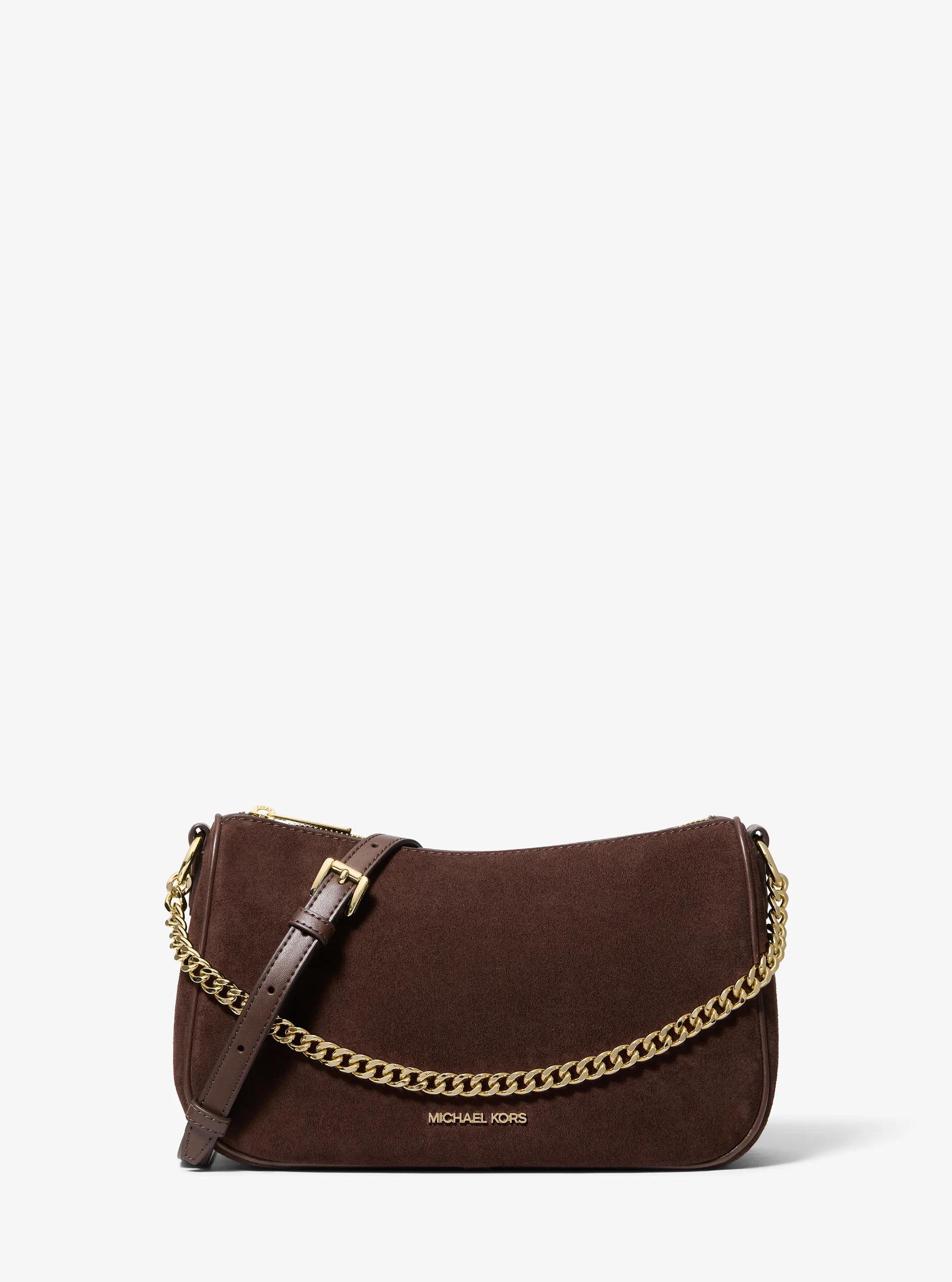 Carmela Medium Convertible Crossbody Bag in NUTMEG | Michael Kors