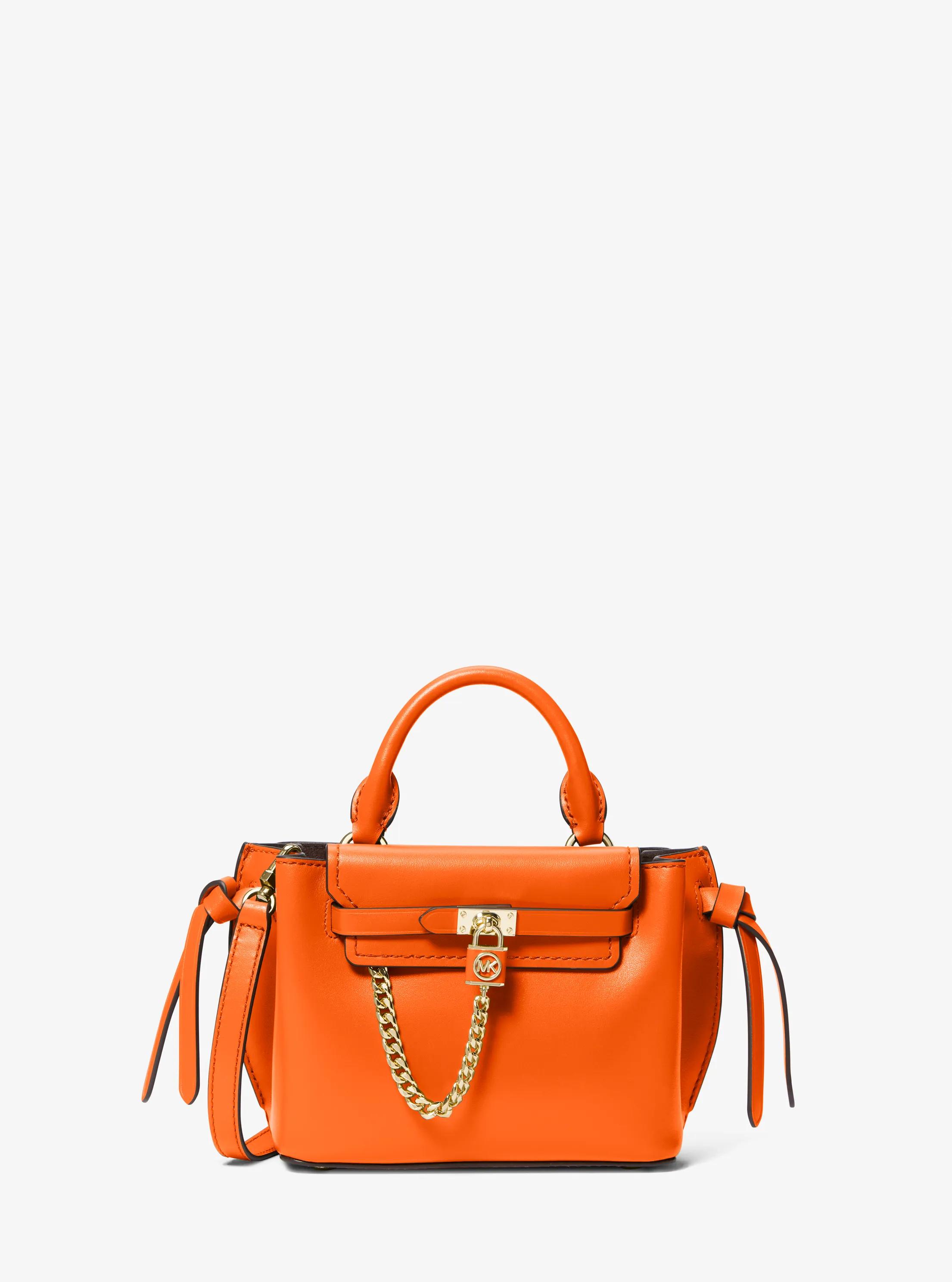 Bolso satchel Hamilton Legacy extrapeque&ntilde;o de piel con tiras decorativas