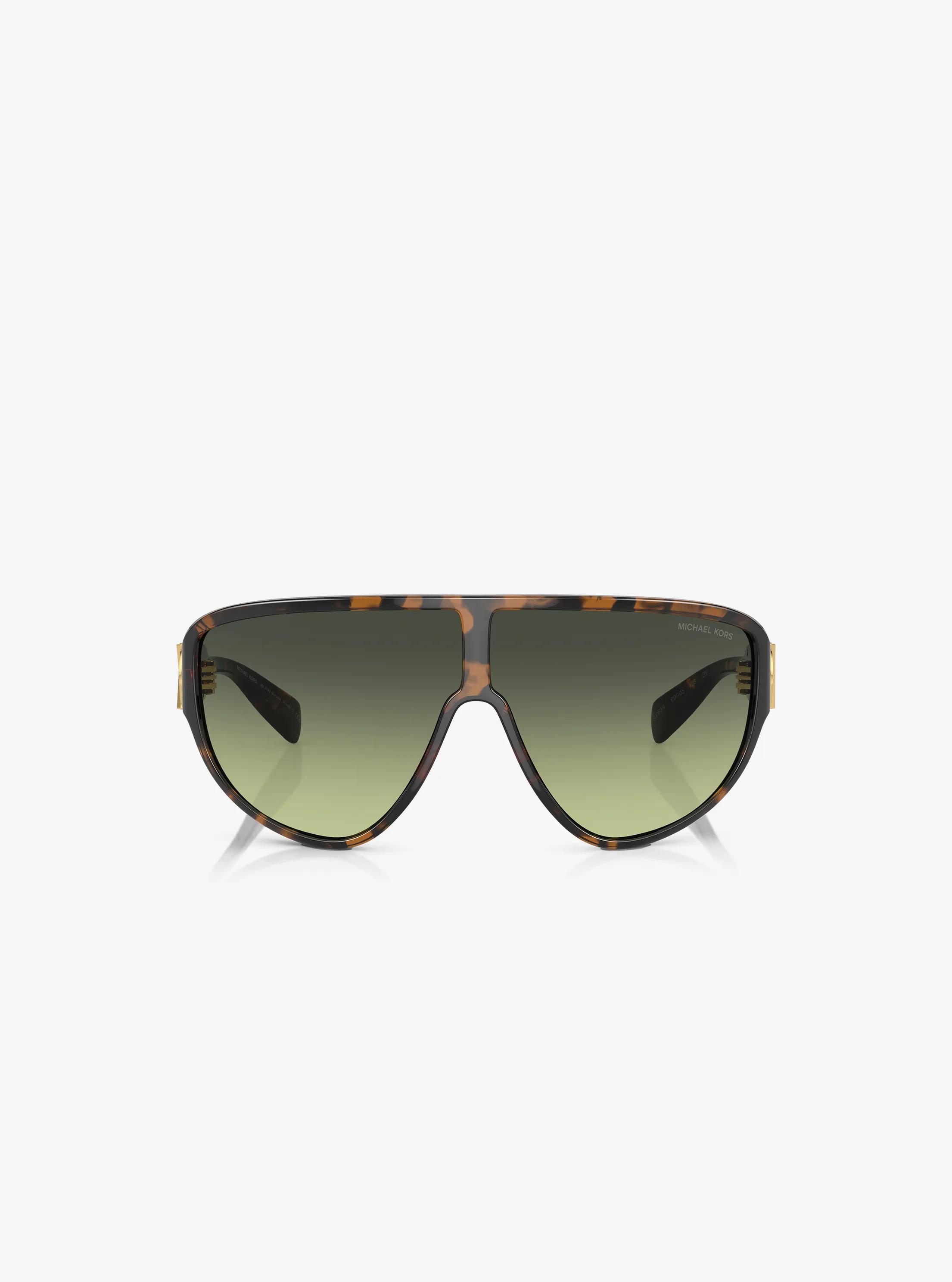 Empire Shield Sunglasses in TORTOISE | Michael Kors