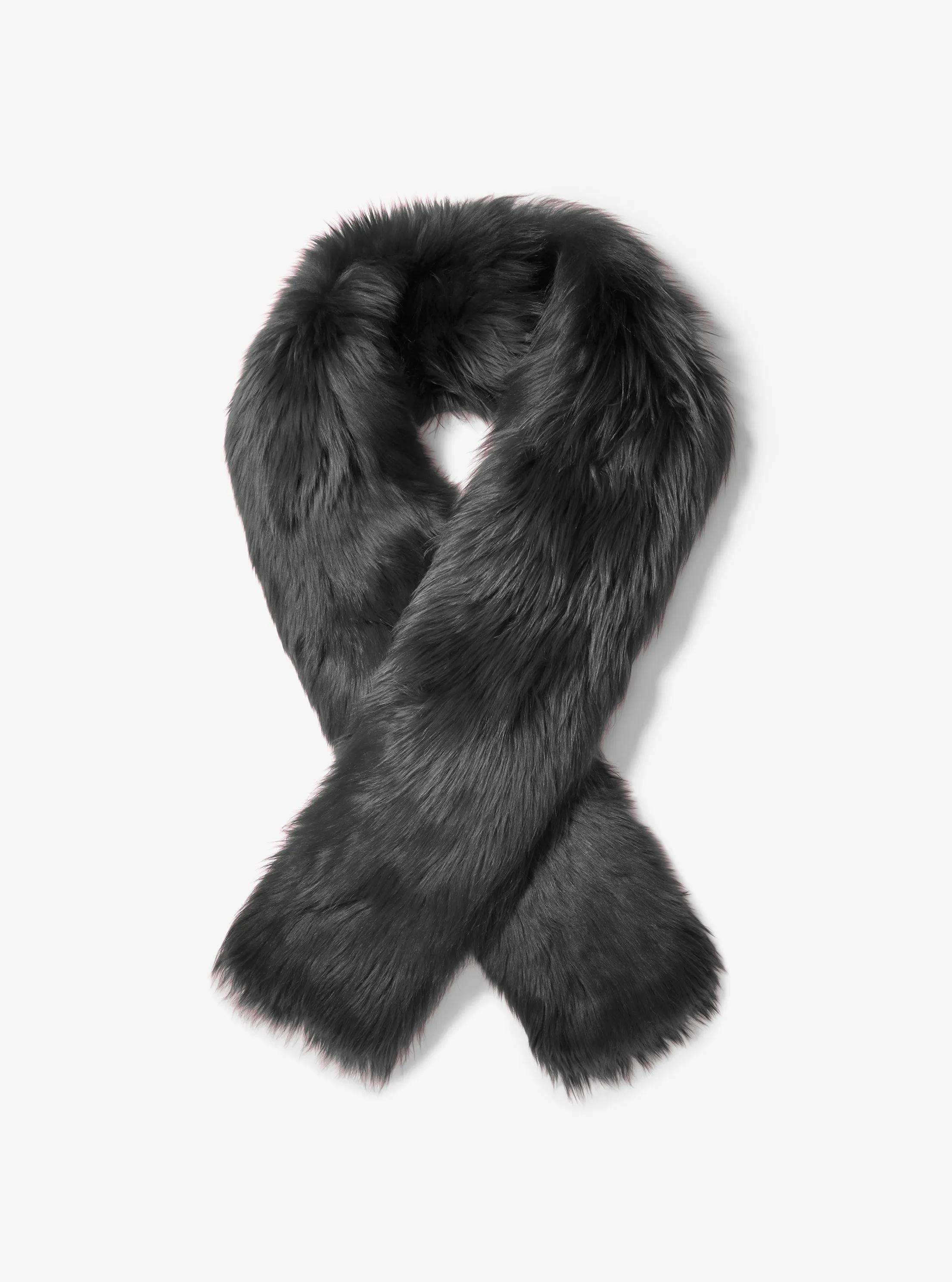 Shearling Stole in BLACK | Michael Kors