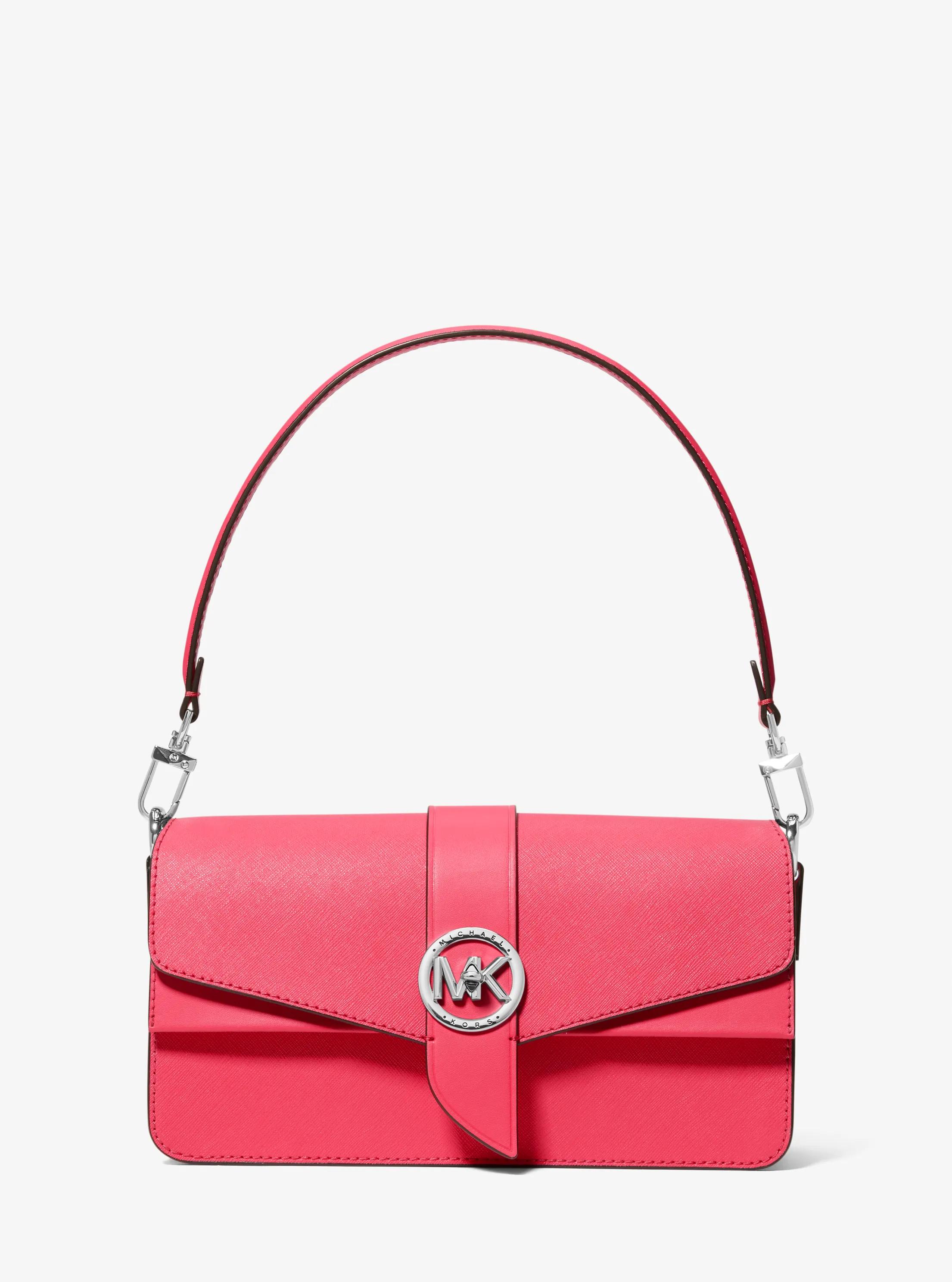 Greenwich Medium Saffiano Leather Shoulder Bag