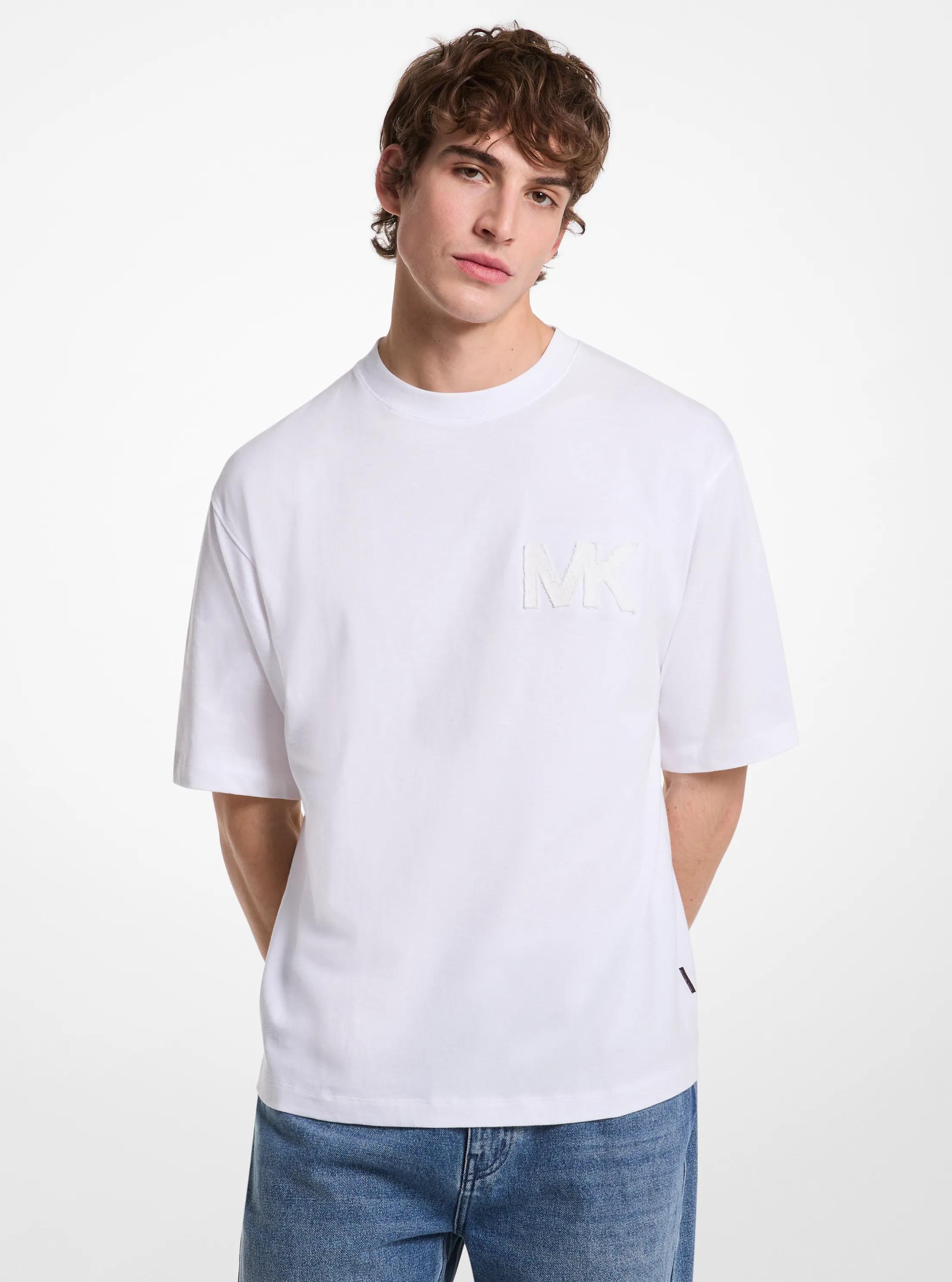 Logo Cotton T-Shirt in WHITE | Michael Kors