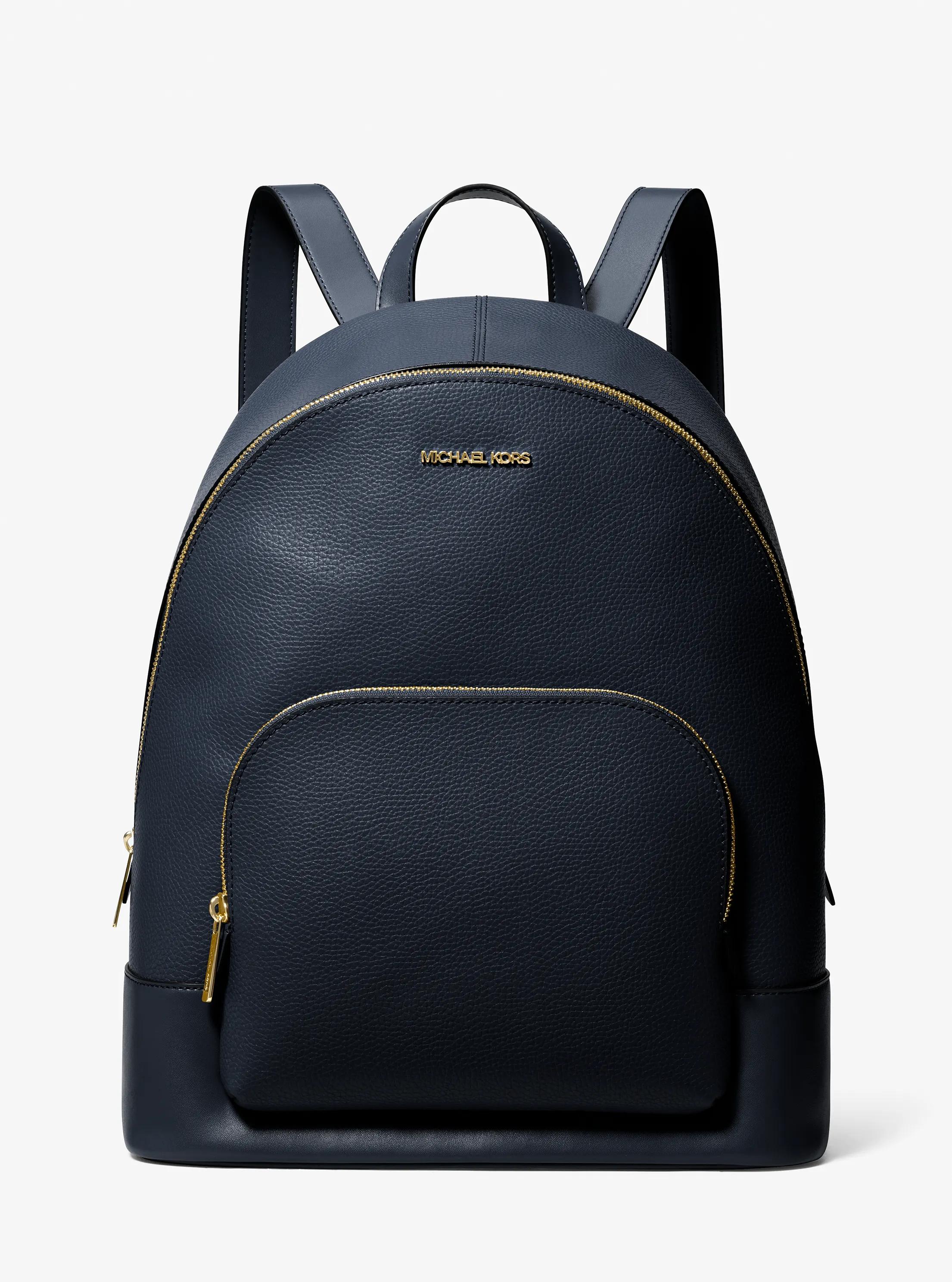 Connie Large Leather Backpack in NAVY | Michael Kors