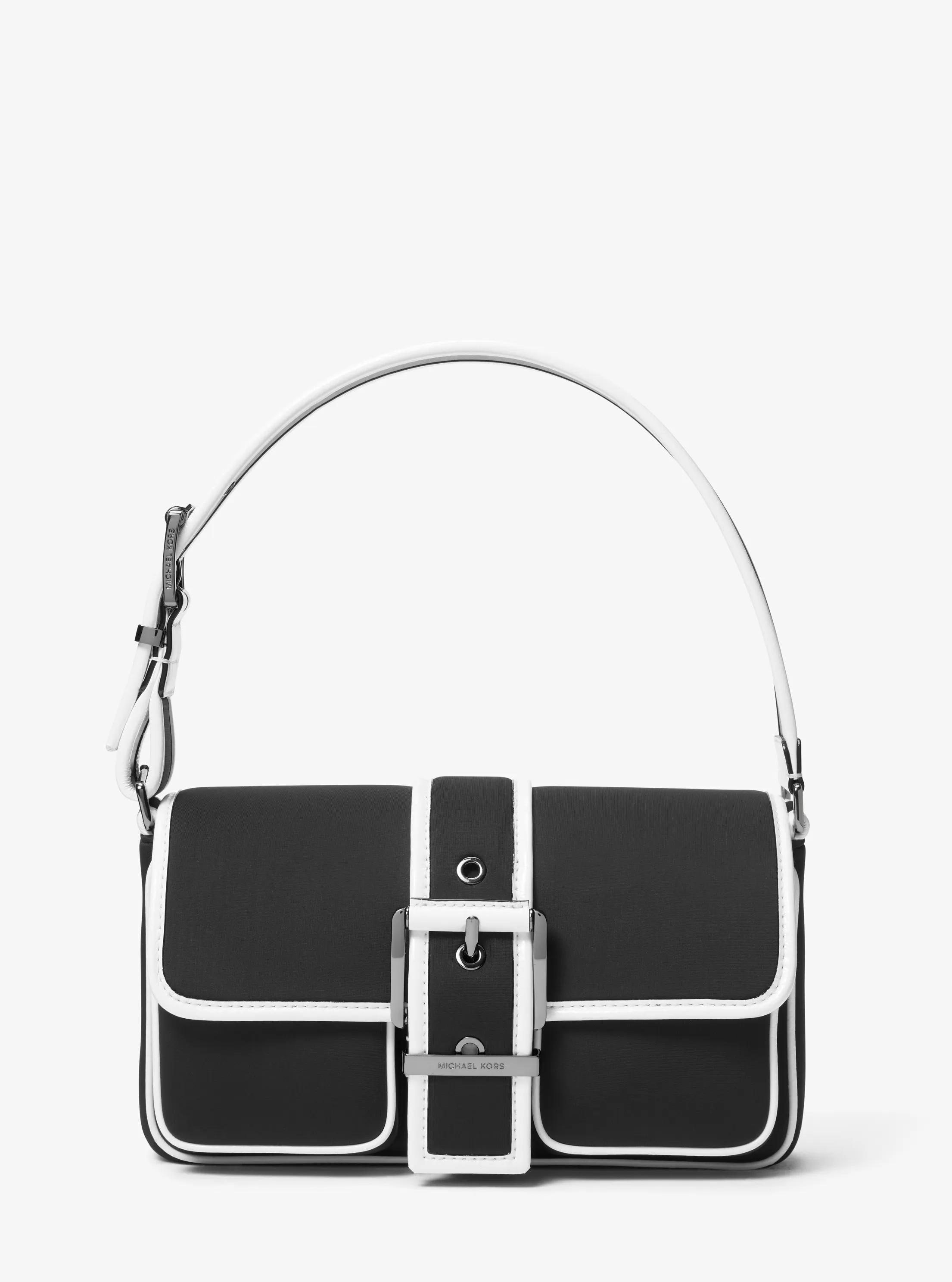 Bolso de hombro Colby mediano de neopreno en dos tonos