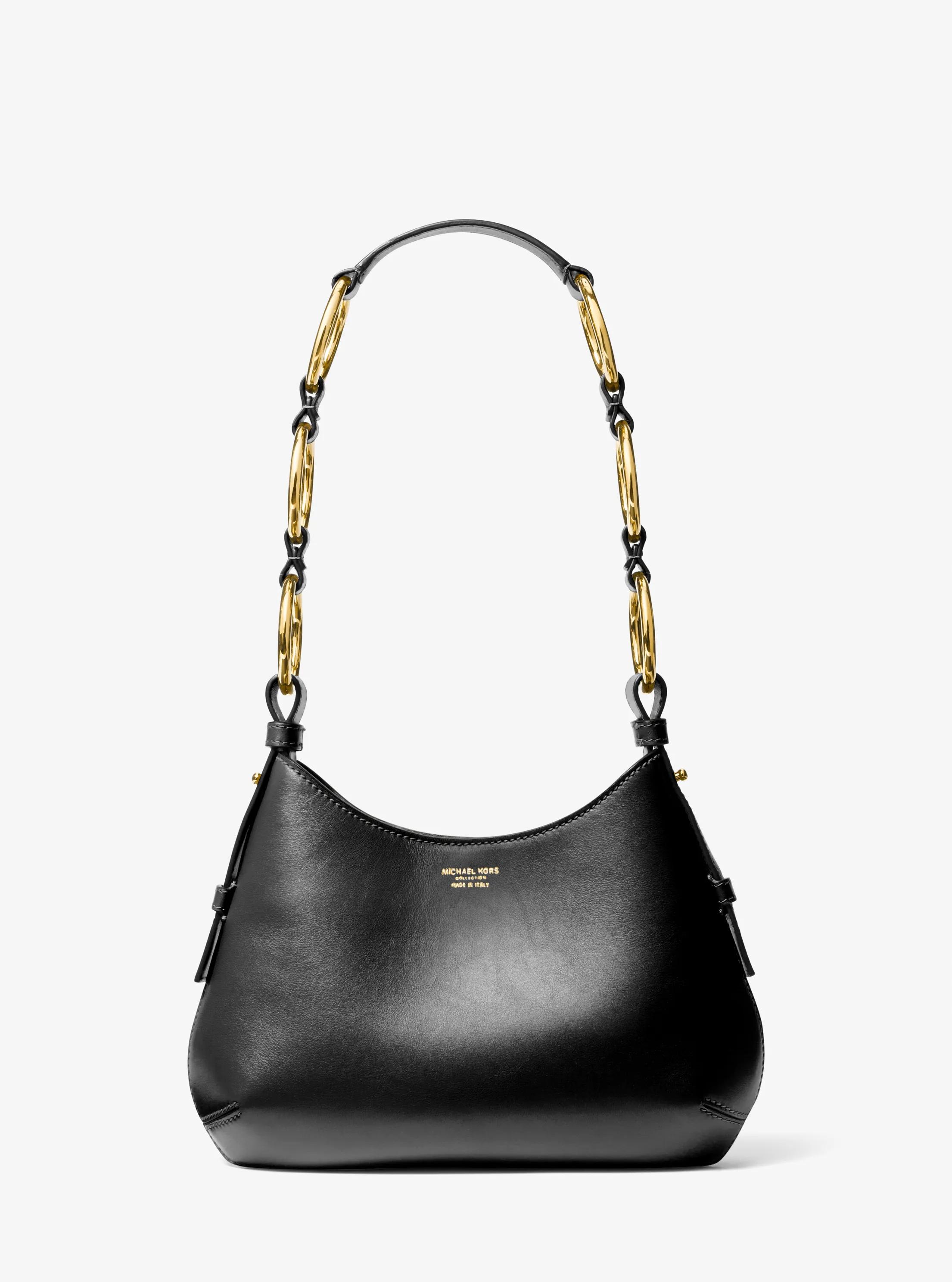 Bolso hobo de hombro Bardot mini de piel in NEGRO | Michael Kors