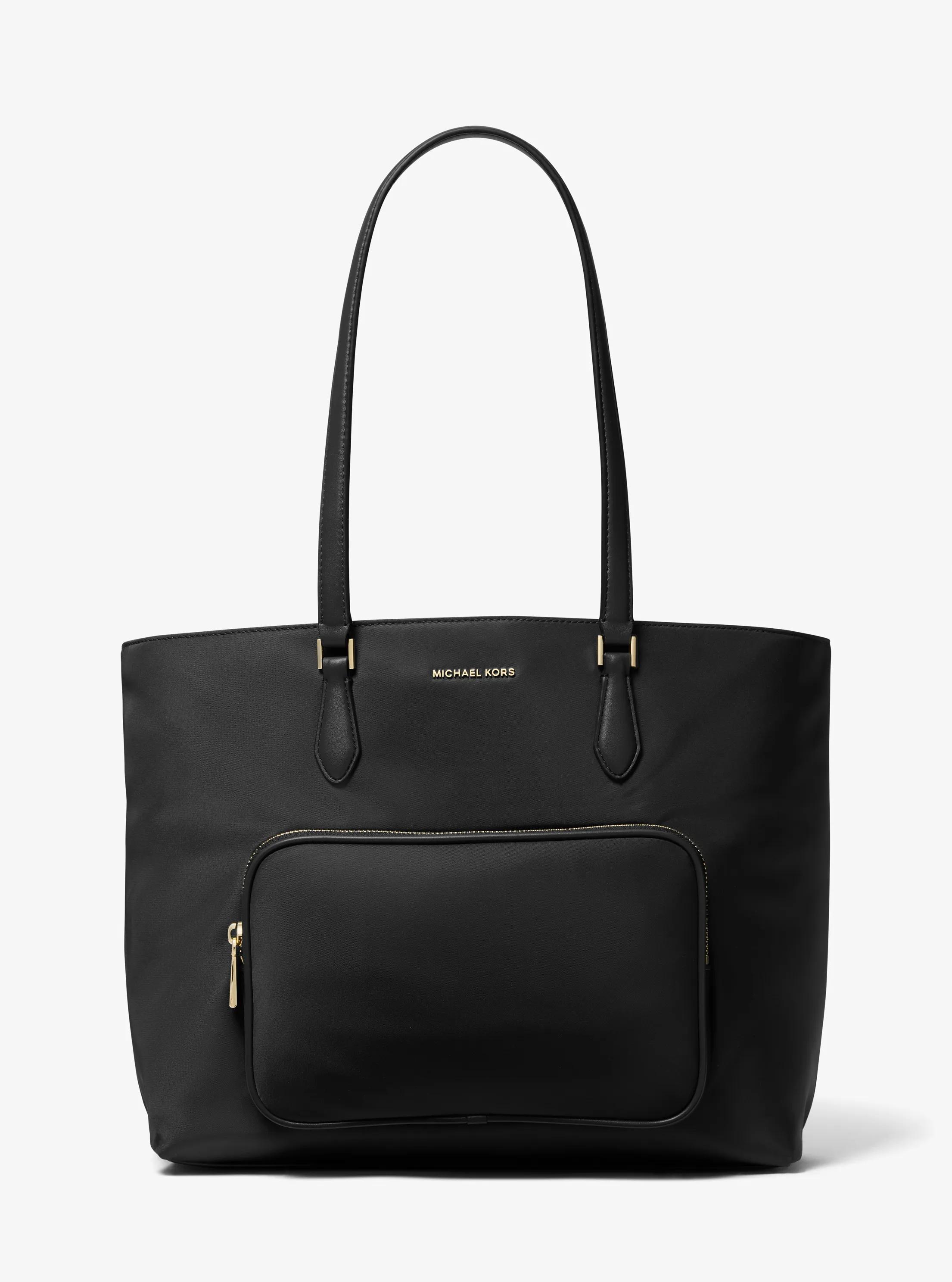 Cara Large Nylon Tote Bag in BLACK | Michael Kors