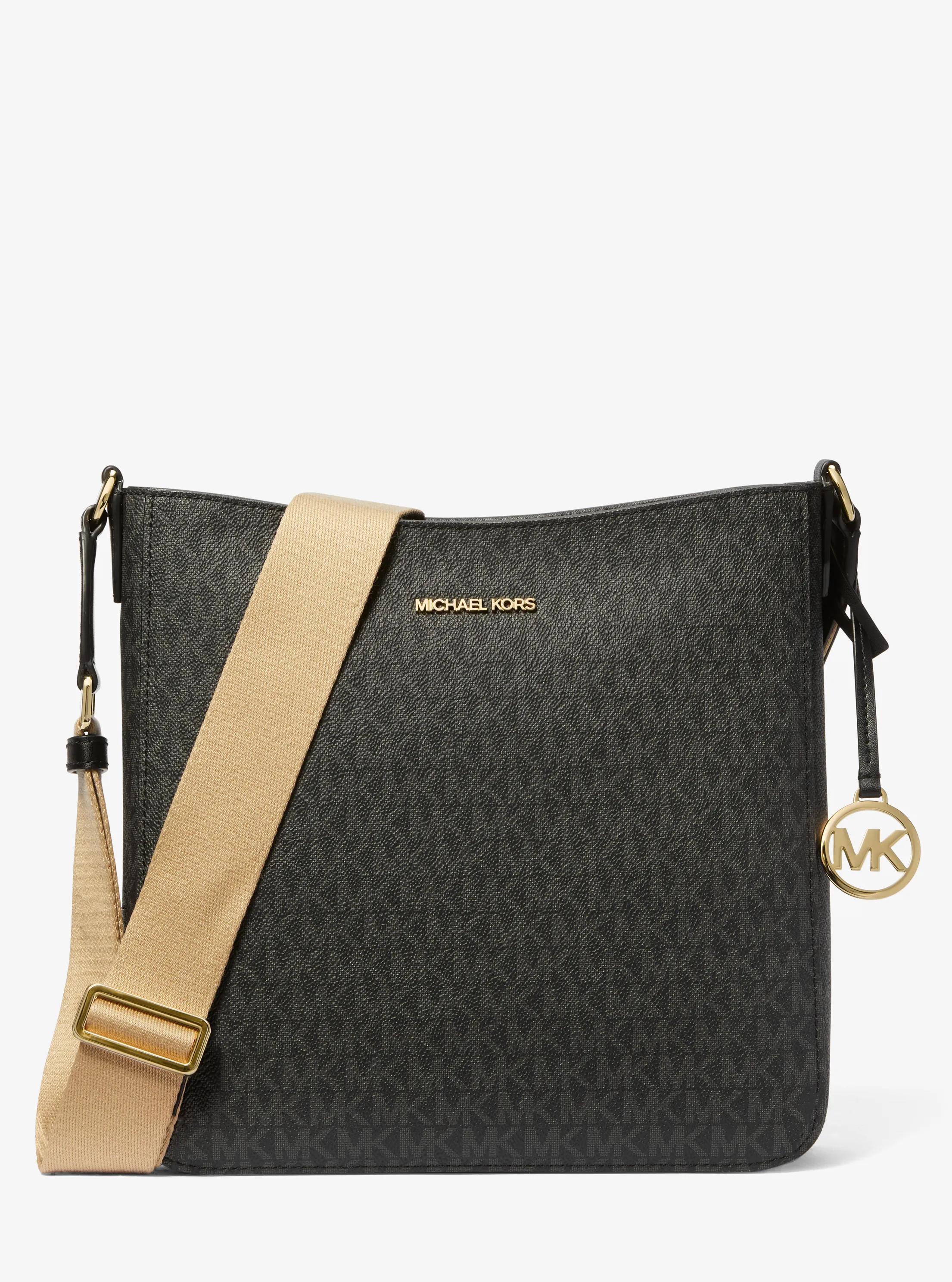 Jet Set Travel Large Signature Logo Messenger Bag