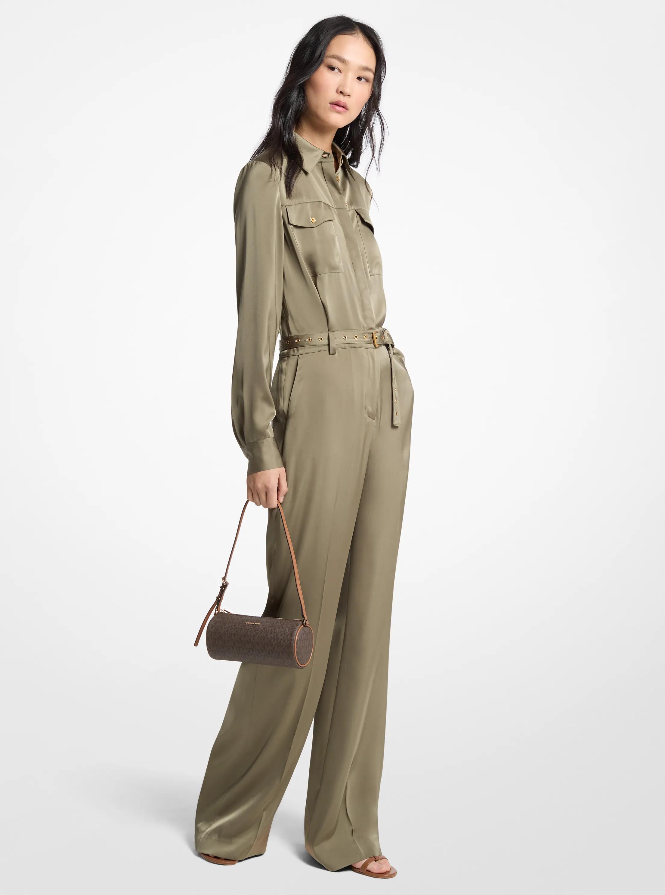 MK Combinaison en satin - Vert - Michael Kors