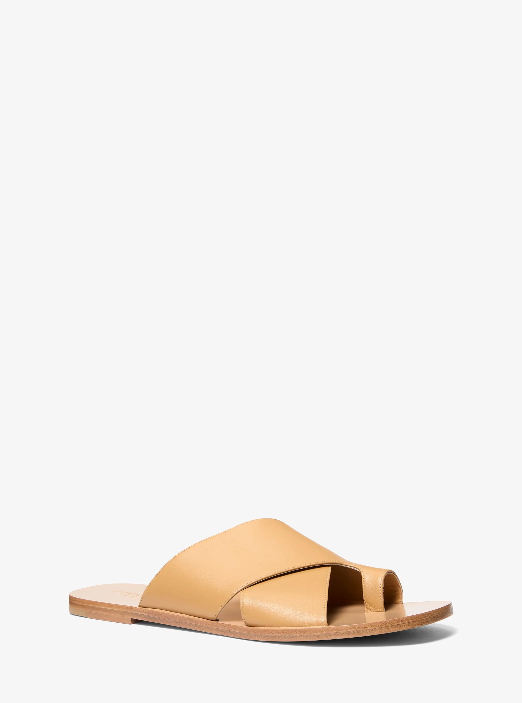 Mackenzie Leather Sandal in CAY&Uacute; | Michael Kors