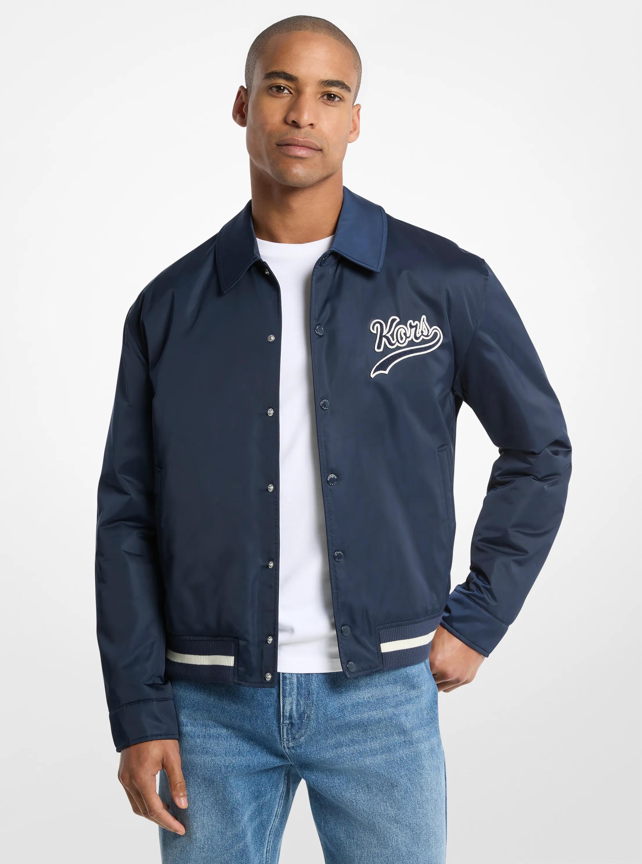 KORS Matte Satin Varsity Jacket | Michael Kors Canada [CA]
