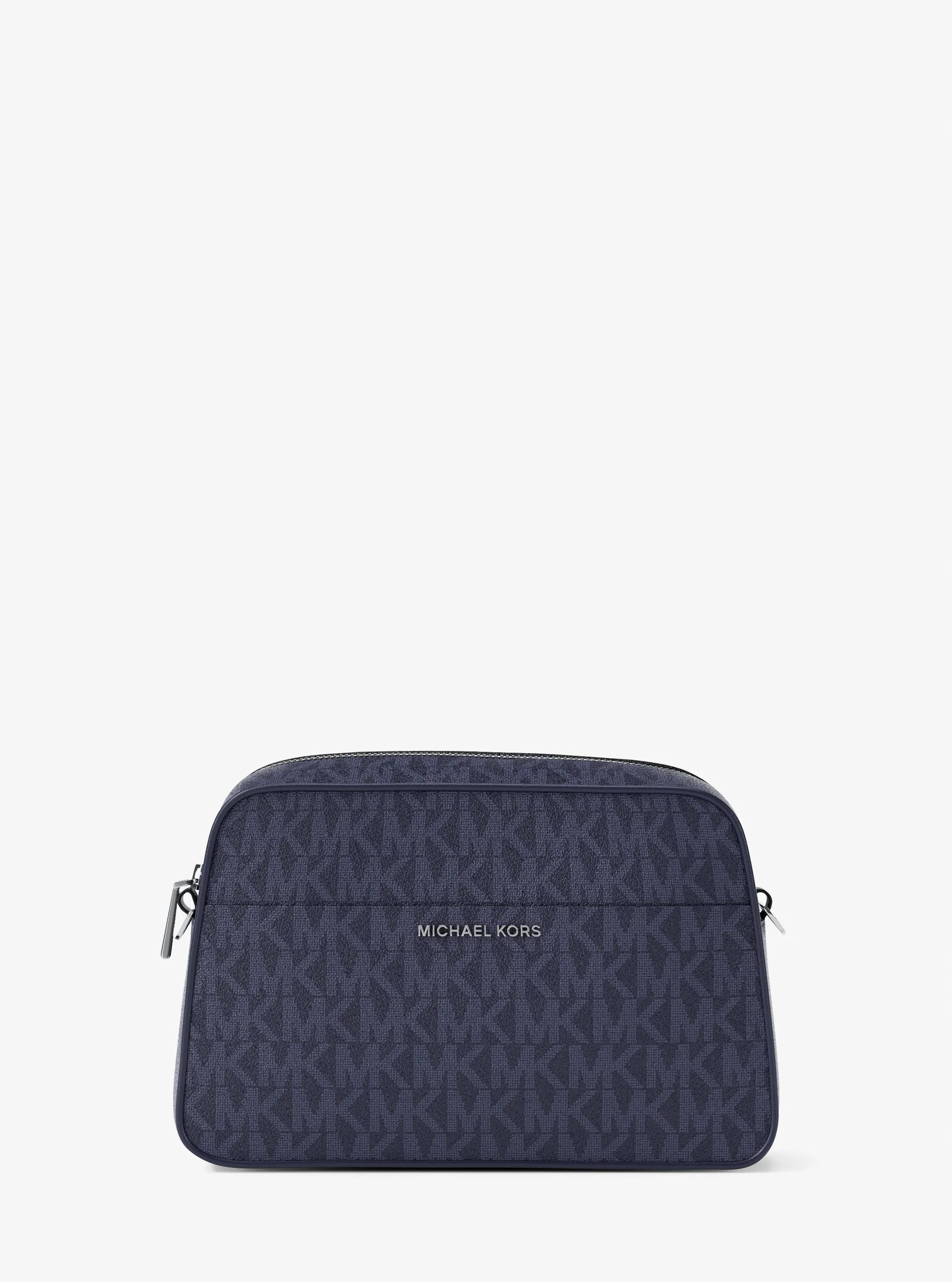 Jet Set Small Signature Logo Camera Crossbody Bag in DRESS BLUES | Michael Kors