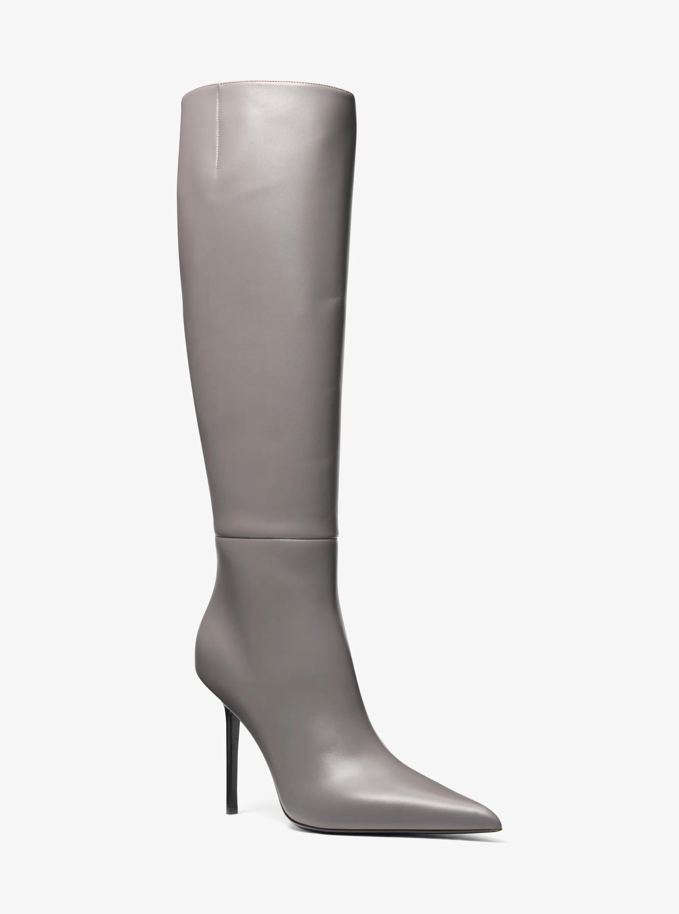 Angelina Leather Boot in SLATE | Michael Kors
