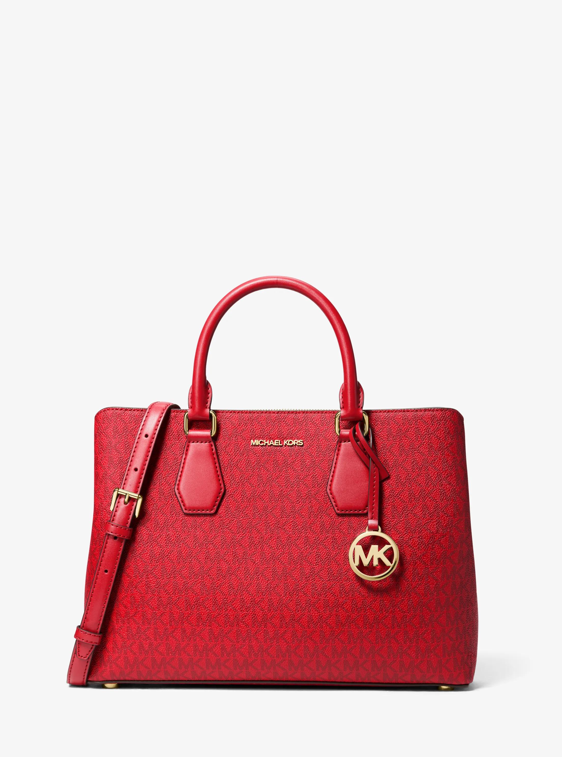 Camille Large Signature Logo Satchel