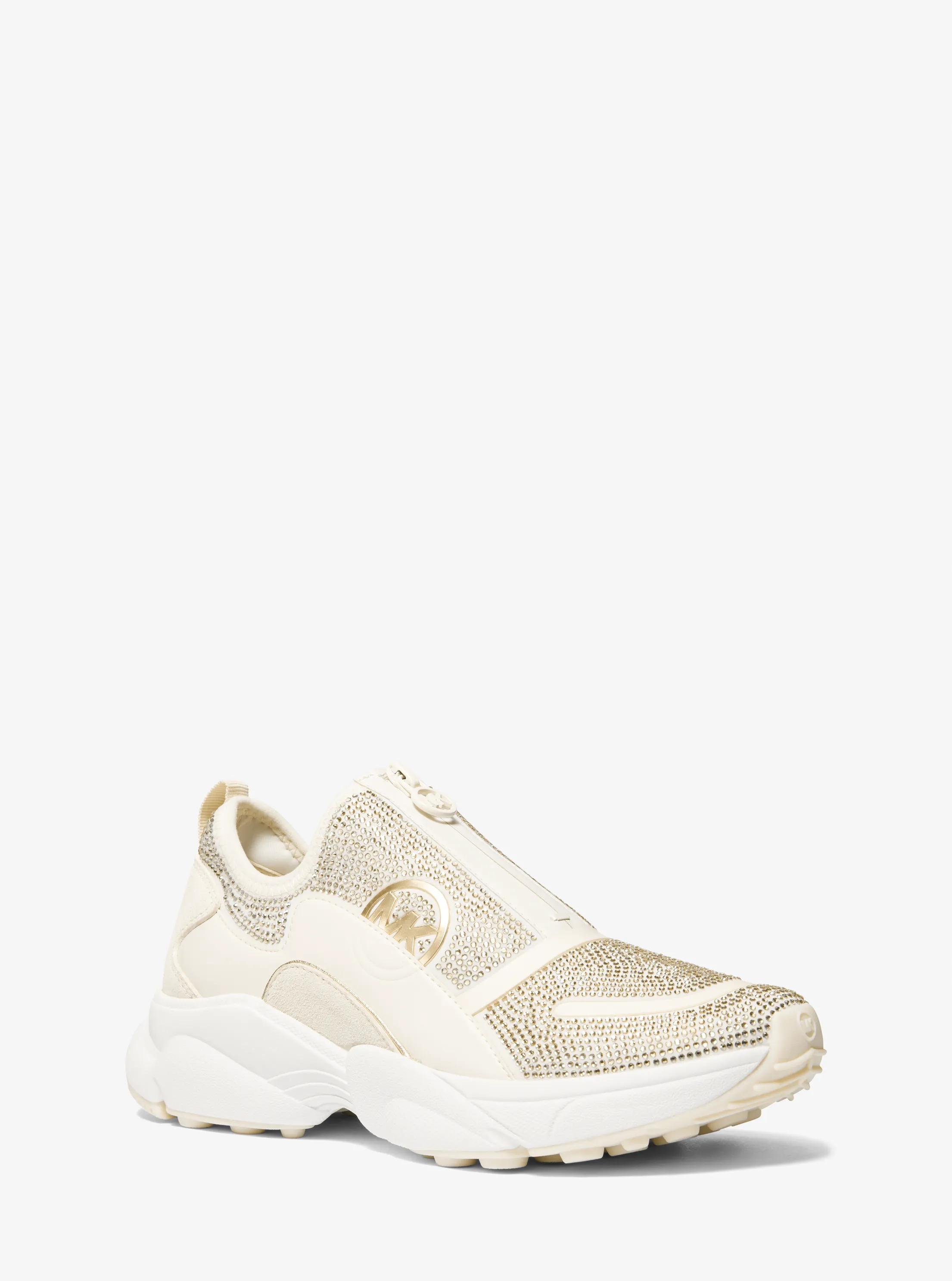 Zapatilla Sami de neopreno con cremallera y adornos in CREMA | Michael Kors
