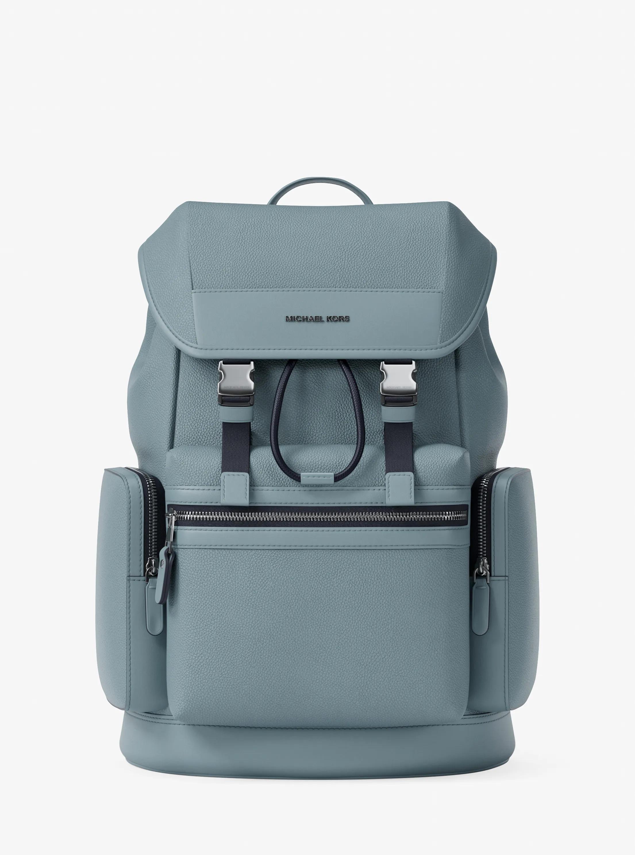 Jet Set Pebbled Leather Backpack in CHAMBRAY | Michael Kors
