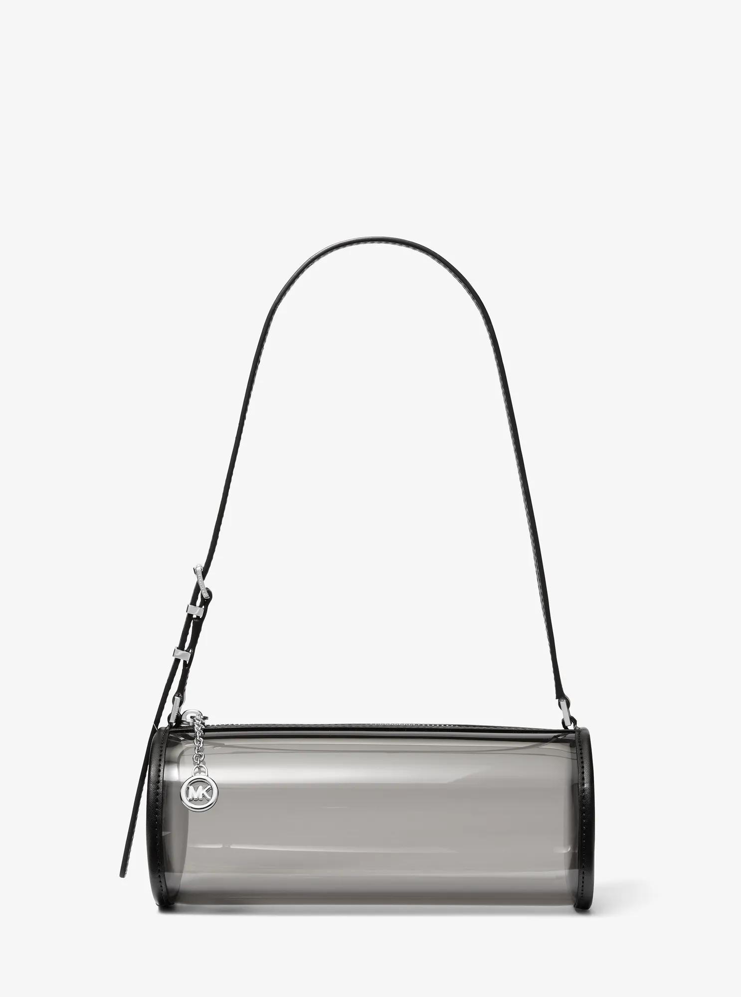 Izzy Small Barrel Pochette in BLACK | Michael Kors