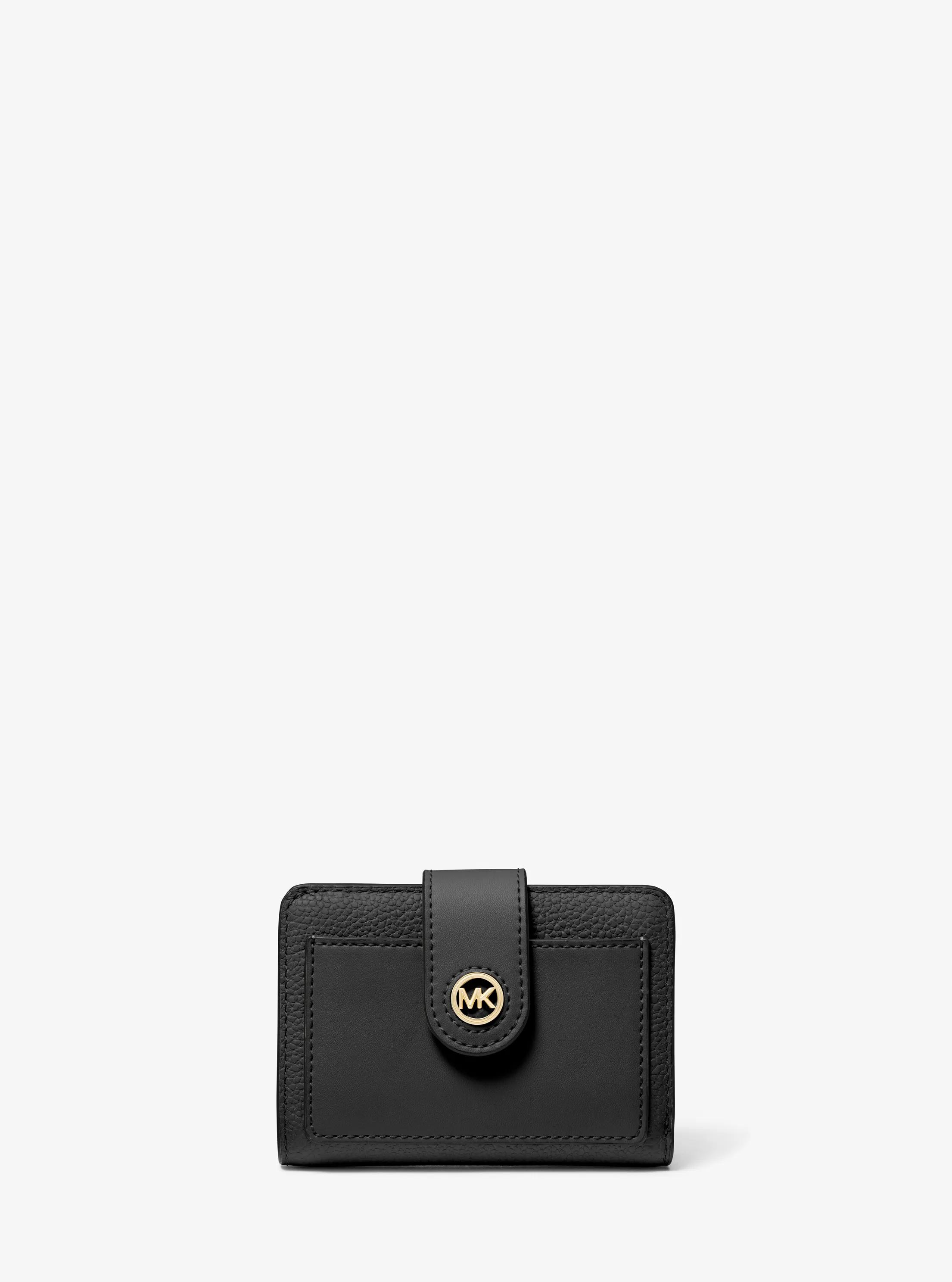 Mercer Small Leather Wallet in BLACK | Michael Kors