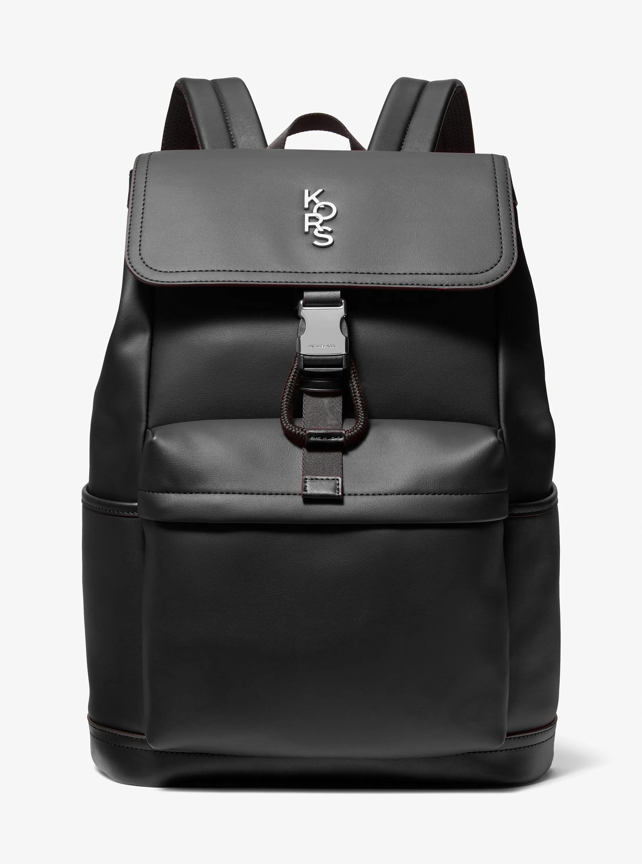 Kole Flap Pocket Backpack in BLACK | Michael Kors